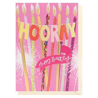 Hooray Candles Happy Birthday