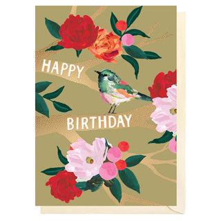 Happy Birthday Bird & Blooms